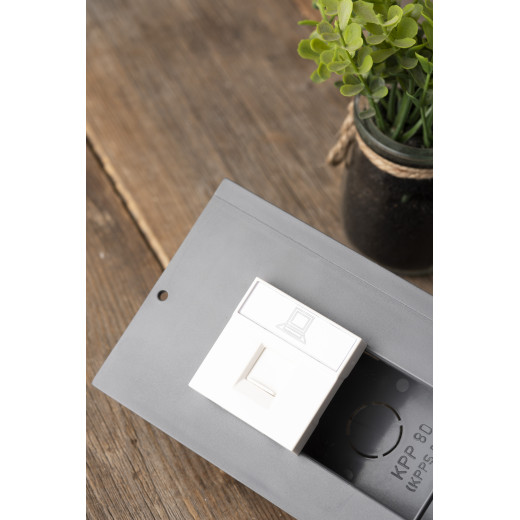 Розетка RJ45 кат. 5e, 2 модуля EKF