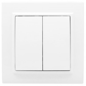 EKF Basic Минск Белый Выключатель проходной 2-кл, 10А, СП.