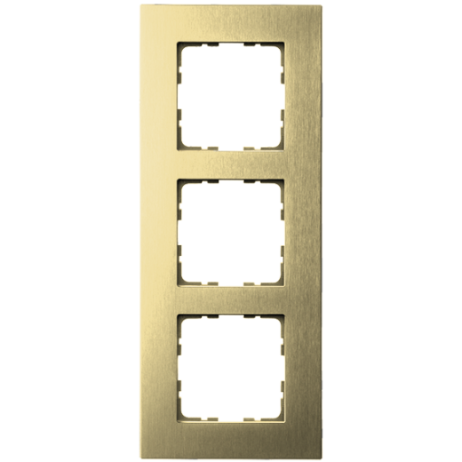 Рамка 3-постовая, алюминий Champagne Gold