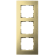 Рамка 3-постовая, алюминий Champagne Gold