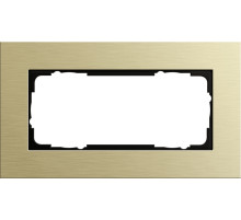 Gira ESP Светлое золото Рамка 2-ая без перегородки
