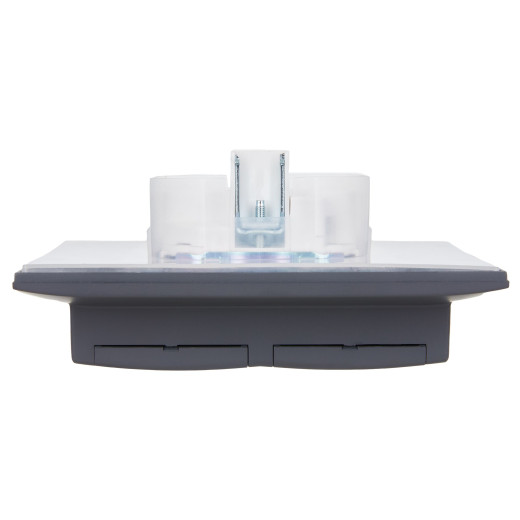 SKANDY Роз. 2-я с кр. 16А в сб IP44 SK-R12T титан IEK