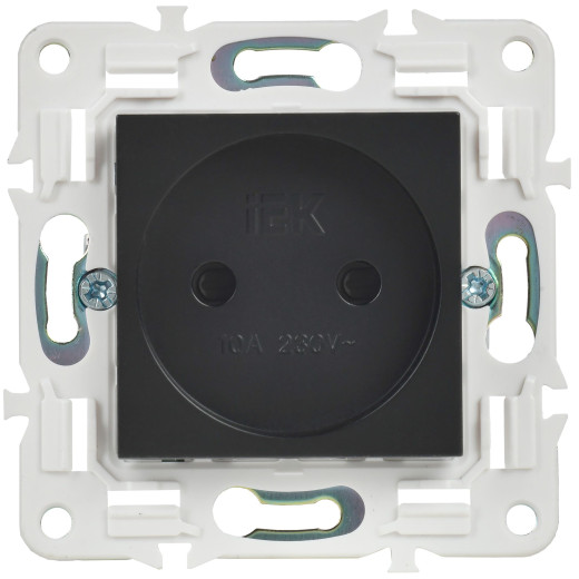 SKANDY Роз. без з/к с з/ш 10А SK-R01Bl черн. IEK