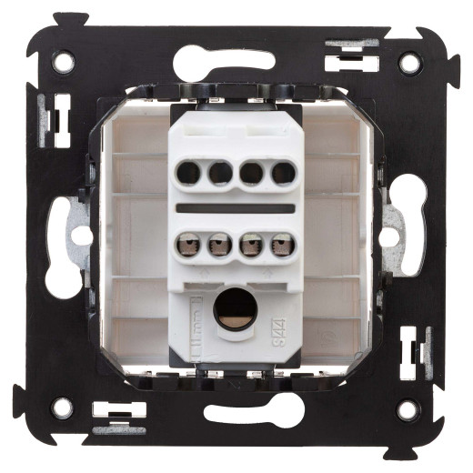 Инвертор одноклавишный в стену, Avanti, белое облако