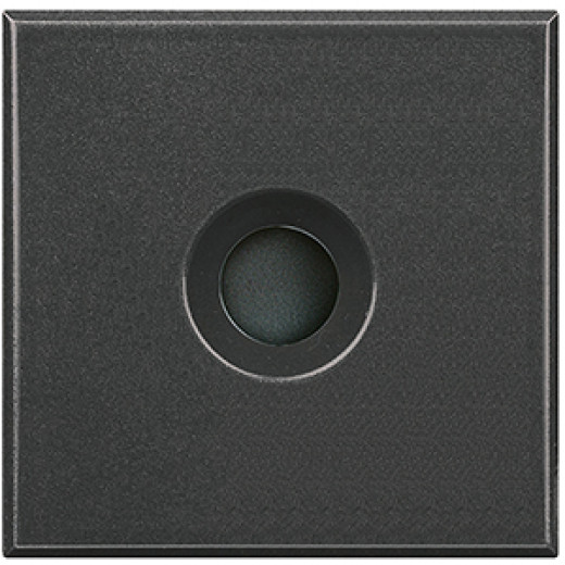 Axolute Заглушка с выходным отверстием мм, с 2 коннекторами для организации распайки, цвет антрацит