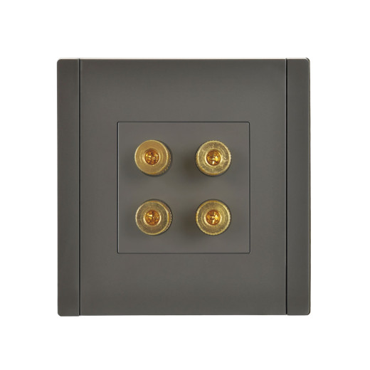 FORTE&PIANO Аудиорозетка 4-мест. FP339 сер. IEK