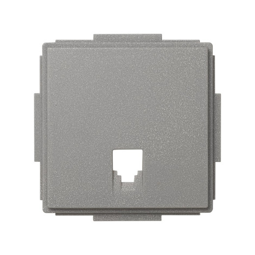 Накладка телефонной розетки, Scudo, серый