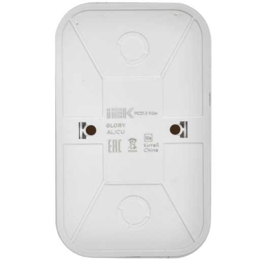 GLORY Роз. 2-я без з/к/ш о/у 10А РС22-2-ХШм шамп. м. IEK