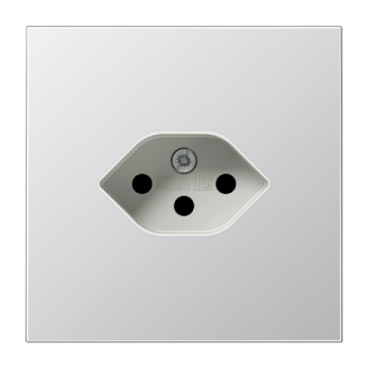 Швейцарская розетка, алюминий