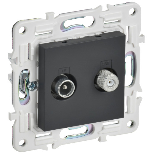 SKANDY Роз. двойная TV+SAT SK-A13G граф. IEK