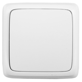 Hegel Альфа наруж Белый ВА10-111 Выключатель 1-клавишный