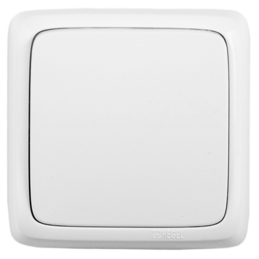 ВА10-111 Выключатель открытой установки, одноклавишный, цвет белый