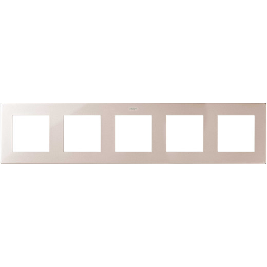 Рамка на 5 постов, шампань