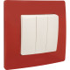 Рамка 1 пост - Legrand Etika - красный