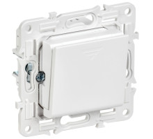 IEK SKANDY Арктический белый Выключатель карточный 30А SK-V15W