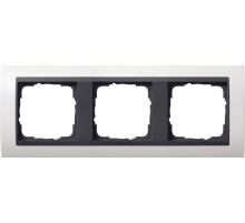 Gira Event Бел матовый/Антрацит Рамка 3-ая