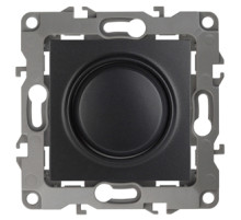 ЭРА 12-4101-05 Светорегулятор поворотно-нажимной, 400ВА 230В, IP20, Эра12, антрацит (6/60/1500)