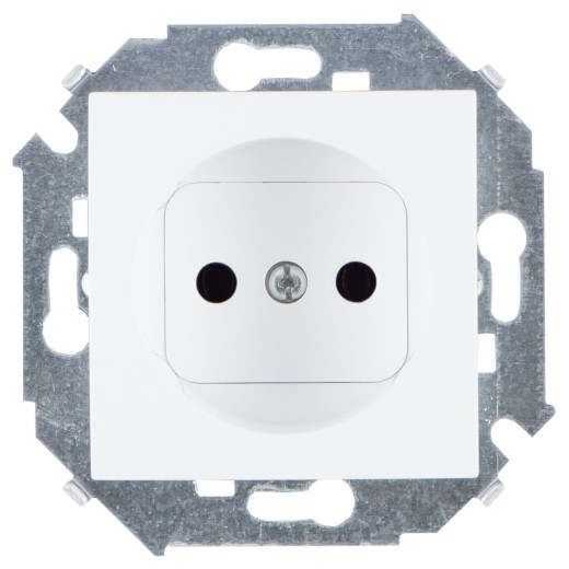 Simon 15 Белый Розетка 2P, 16А, 250В, винт.заж.