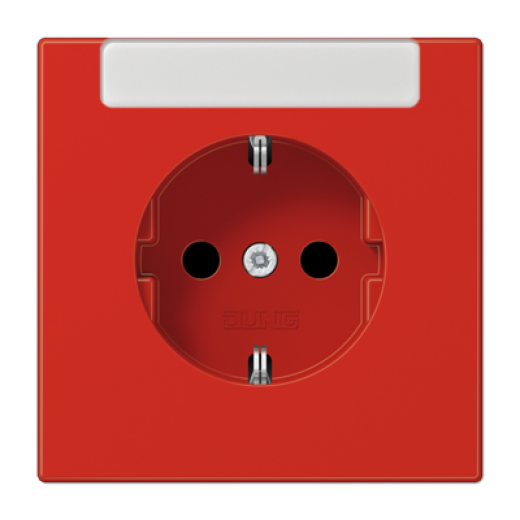 SCHUKO®-розетка 16 A / 250 B ~с дополнительной защитой и полем для надписи