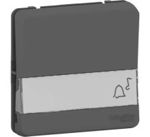 Schneider Electric Mureva Styl Антрацит Выключатель кнопочный с полем д/маркировки, IP55