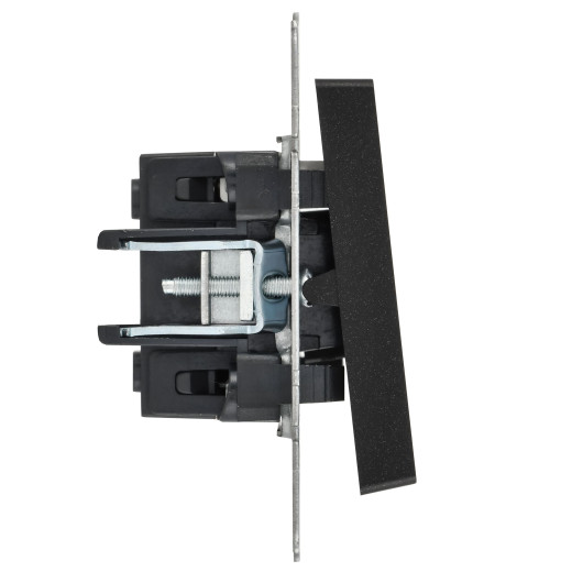 BRITE Выключ. 1-кл. с инд. 10А ВС10-1-1-БрЧ черн. IEK