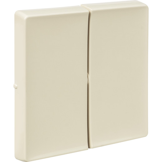 Valena LIFE.Лицевая панель для двухклавишного выключателя.Слоновая кость