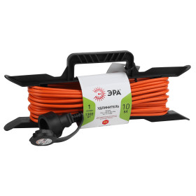 ЭРА Удлинитель силовой UFx-1-2x0.75-10m на рамке без заземления 1 розетка 10м ПВС 2x0.75мм2