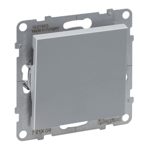 SUNO. Выключатель без фиксации (кнопка) 6А 250В. Безвинтовые зажимы. Цвет 