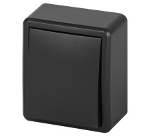 ЭРА Выключатель Эксперт 11-1201-05 10АХ-250В IP20 ОУ антрацит