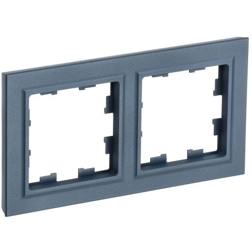 BRITE Рамка 2-мест. РУ-2-БрМ мар. IEK