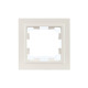 BRITE Рамка 1-мест. IP44 РУ-1-БрЖ-44 жемч. IEK