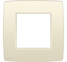 Niko Original Слоновая кость Рамка на 1 пост