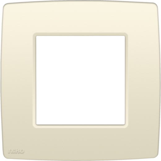 Рамка на 1 пост, слоновая кость