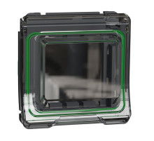 Schneider Electric MUREVA STYL IP55 АНТРАЦИТ Накладка с крышкой для механизмов Unica New, Altira