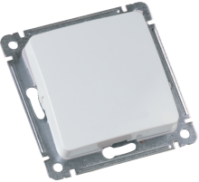 Hegel Мастер внутр Белый ВС10-411 Выключатель 1-клавишный, механизм