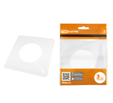 TDM Одноместная защитная рамка для выключателей или розеток для защиты обоев 130х130 мм, прозрачная