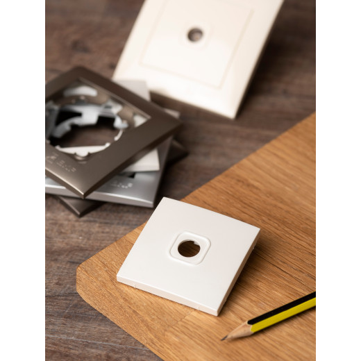 Валенсия лицевая панель розетки TV 1-местная 75Ом 5-862МГц жемчуг EKF PROxima