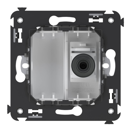 Розетка TV одиночная в стену, Avanti, белое облако