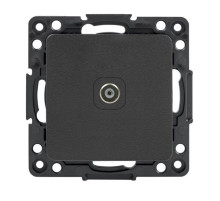 EKF PROxima Стокгольм Механизм Розетки TV 1-местной проходной 75Ом 5-862МГц черный.