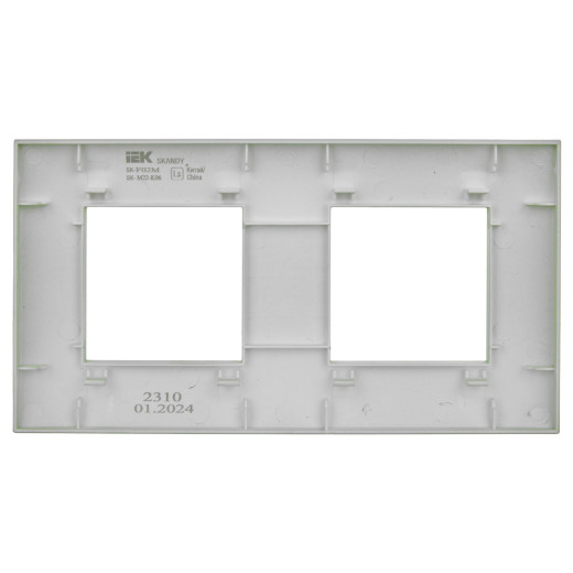 SKANDY Рамка 2-мест. SK-F02M мятн. IEK