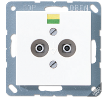 JUNG Штепсельная розетка для выравнивания потенциалов слоновая кость