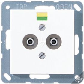 JUNG Штепсельная розетка для выравнивания потенциалов слоновая кость