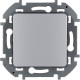 Переключатель одноклавишный - Legrand/Daccord Inspiria - 10АХ 250В безвинтовые зажимы - алюминий