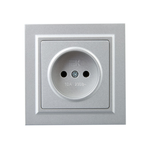 BRITE Роз. без з/к/ш 10А в сб. РСР10-1-0-БрА алюм. IEK