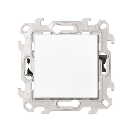 Одноклавишный перекрестный выключатель Push&Go, белый