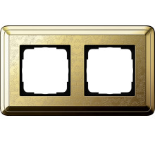 Gira ClassiX Art Латунь/Латунь Рамка 2-ая
