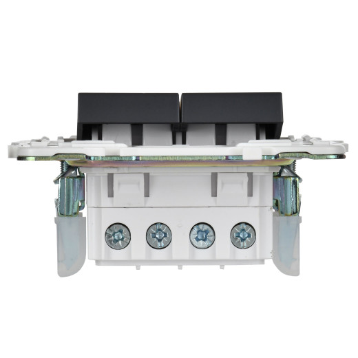 SKANDY Выключ. 2-кл. перекр. 10А SK-V06Bl черн. IEK