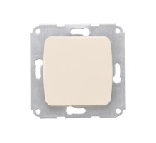 KRANZ DEA Выключатель 1кл с/у 10А меx. Беж