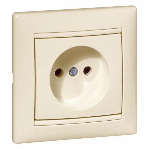 Розетка без заземления - Legrand Valena - без шторок 16А 250В винтовые зажимы - слоновая кость