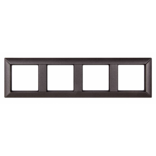 Рамка 4-поста, Eco Profi, термопласт, антрацит